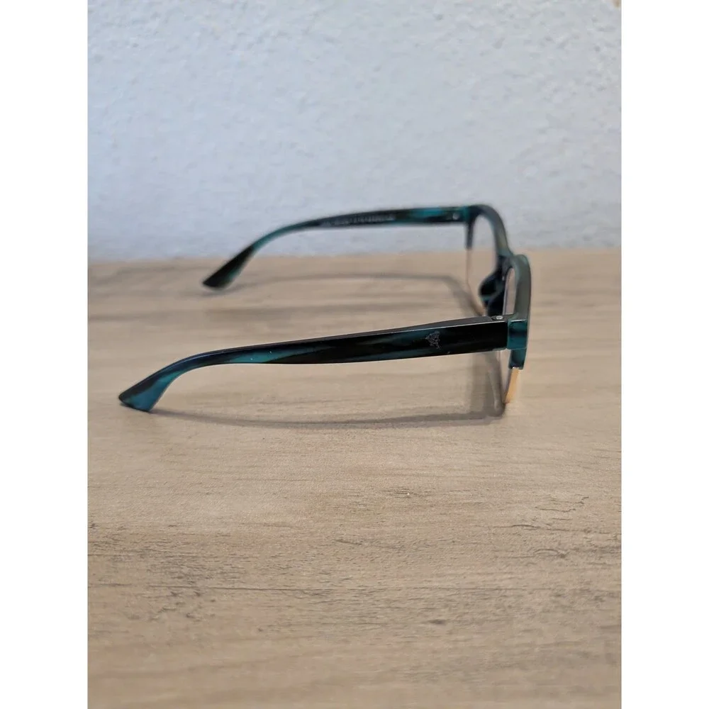 Peepers Georgia 3236 Green Teal Eyeglass Frames 1.75 Marking
